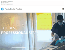 Tablet Screenshot of familydentalct.com